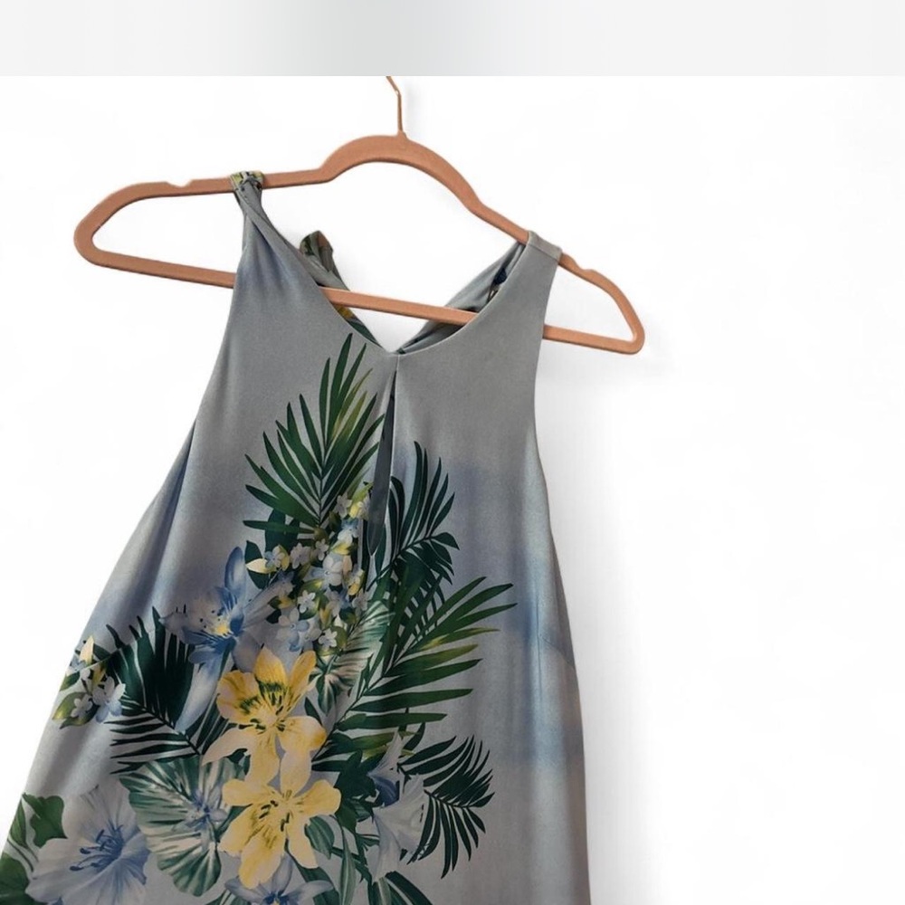 Tommy Bahama Blue and yellow tropical dress - Picture 3 of 4